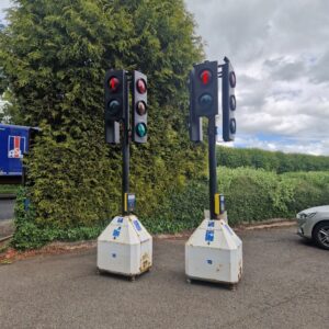 Pike EVO Pedestrian crossing used battery operated Portable traffic lights for sale